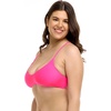 image:imageBody Glove Standard Smoothies Alani Solid Strappy Back Bikini Top for WomenBubble Gum