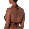 image:imageBody Glove Womens Smoothies DITA Solid Slider Triangle Bikini TopBlack Laser Cut