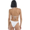 image:imageBody Glove Womens Smoothies DITA Solid Slider Triangle Bikini TopWhite Laser Cut