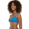 image:imageBody Glove Womens Smoothies Evelyn Solid Fixed Triangle Bikini Top Swimsuit with Adjustable 2Way Back DetailBlue Wave