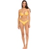 image:imageBody Glove Womens Smoothies Evelyn Solid Fixed Triangle Bikini Top Swimsuit with Adjustable 2Way Back DetailCanary