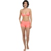 image:imageBody Glove Womens Smoothies Evelyn Solid Fixed Triangle Bikini Top Swimsuit with Adjustable 2Way Back DetailCoral