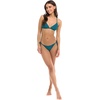 image:imageBody Glove Womens Smoothies Evelyn Solid Fixed Triangle Bikini Top Swimsuit with Adjustable 2Way Back DetailKingfisher