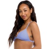 image:imageBody Glove Womens Smoothies Evelyn Solid Fixed Triangle Bikini Top Swimsuit with Adjustable 2Way Back DetailPeriwinkle