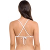 image:imageBody Glove Womens Smoothies Evelyn Solid Fixed Triangle Bikini Top Swimsuit with Adjustable 2Way Back DetailSnow