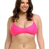 image:imageBody Glove Standard Smoothies Alani Solid Strappy Back Bikini Top for WomenBubble Gum