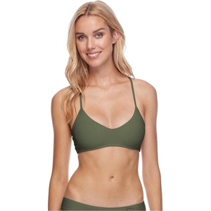 image:imageBody Glove Standard Smoothies Alani Solid Strappy Back Bikini Top for WomenCactus