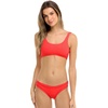 image:imageBody Glove Womens Audrey Low Rise Bikini Bottom SwimsuitSnapdragon Ibiza Rib