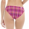 image:imageBody Glove Womens Phillis LowRise Bikini Bottom Swimwear Medium Coverage CleanFinish SeamsBonnie Pink Plaid