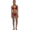 image:imageBody Glove Womens Smoothies Lillia Solid Fuller Coverage Bikini Bottom Swimsuit with Clean Finish SeamsCranberry