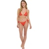 image:imageBody Glove Womens Valerie LowRise TieSide Bikini Bottom Swimwear  Medium Coverage Ruched BackPoppy
