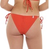 image:imageBody Glove Womens Valerie LowRise TieSide Bikini Bottom Swimwear  Medium Coverage Ruched BackPoppy