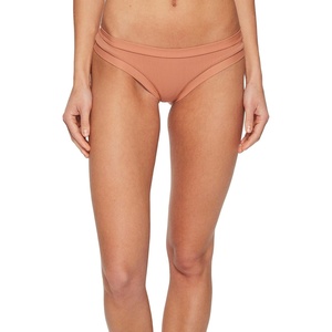 image:imageBody Glove Womens Audrey Low Rise Bikini Bottom SwimsuitIbiza Ribbed Bronze
