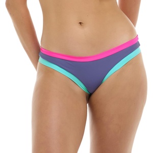image:imageBody Glove Womens Audrey Low Rise Bikini Bottom SwimsuitIris Blue Colorblock
