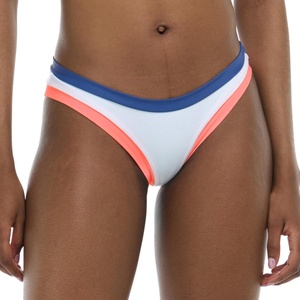image:imageBody Glove Womens Audrey Low Rise Bikini Bottom SwimsuitWhite Colorblock