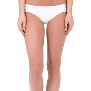 image:imageBody Glove Womens Smoothies Ruby Solid Bikini Bottom SwimsuitWhite