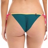 image:imageBody Glove Womens Brasilia Tie Side Cheeky Bikini Bottom SwimsuitKingfisher Colorblock