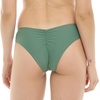 image:imageBody Glove Womens Harper MidRise Cheeky Bikini Bottom Swimwear  Ruched Back CleanFinish SeamsCactus