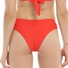 image:imageBody Glove Womens Harper MidRise Cheeky Bikini Bottom Swimwear  Ruched Back CleanFinish SeamsPoppy Red