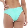 image:imageBody Glove Womens Harper MidRise Cheeky Bikini Bottom Swimwear  Ruched Back CleanFinish SeamsSea Mist