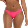 image:imageBody Glove Womens Smoothies Thong Solid Minimal Coverage Bikini Bottom SwimsuitBubblegum