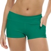 image:imageBody Glove Womens Standard Rider Elastic Waist Hybrid Swim Short with UPF 50Viridian Green