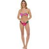 image:imageBody Glove Womens Irene Bandeau Bikini Top Swimsuit with Sashtie BackTulum Tropic