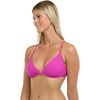 image:imageBody Glove Womens Patsy Underwire Bikini Top Swimsuit with Adjustable 2Way Back DetailFucshia Ibiza Rib