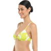 image:imageBody Glove Womens Patsy Underwire Bikini Top Swimsuit with Adjustable 2Way Back DetailShade Leaf Print