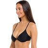 image:imageBody Glove Womens Smoothies Patsy Solid Underwire Bikini Top Swimsuit with Adjustable 2Way Back DetailBlack
