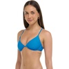 image:imageBody Glove Womens Smoothies Patsy Solid Underwire Bikini Top Swimsuit with Adjustable 2Way Back DetailBlue Wave