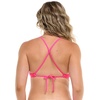 image:imageBody Glove Womens Smoothies Patsy Solid Underwire Bikini Top Swimsuit with Adjustable 2Way Back DetailBubble Gum