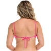 image:imageBody Glove Womens Smoothies Patsy Solid Underwire Bikini Top Swimsuit with Adjustable 2Way Back DetailBubble Gum