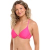 image:imageBody Glove Womens Smoothies Patsy Solid Underwire Bikini Top Swimsuit with Adjustable 2Way Back DetailBubble Gum