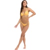 image:imageBody Glove Womens Smoothies Patsy Solid Underwire Bikini Top Swimsuit with Adjustable 2Way Back DetailCanary