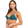 image:imageBody Glove Womens Smoothies Patsy Solid Underwire Bikini Top Swimsuit with Adjustable 2Way Back DetailKingfisher