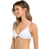 image:imageBody Glove Womens Smoothies Patsy Solid Underwire Bikini Top Swimsuit with Adjustable 2Way Back DetailSnow