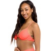 image:imageBody Glove Womens Smoothies Patsy Solid Underwire Bikini Top Swimsuit with Adjustable 2Way Back DetailSunset