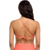 image:imageBody Glove Womens Smoothies Patsy Solid Underwire Bikini Top Swimsuit with Adjustable 2Way Back DetailSunset