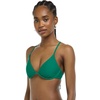 image:imageBody Glove Womens Smoothies Patsy Solid Underwire Bikini Top Swimsuit with Adjustable 2Way Back DetailViridian Green