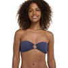 image:imageBody Glove Womens Marissa Bandeau Style Bikini Top SwimsuitDusk Ibiza Rib