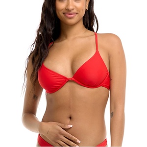 image:imageBody Glove Womens Smoothies Patsy Solid Underwire Bikini Top Swimsuit with Adjustable 2Way Back DetailTrue