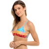 image:imageBody Glove Womens Alani Strappy Back Bikini Top SwimsuitShadow Tropical