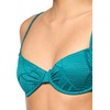 image:imageBody Glove Womens Alice Underwire Bikini Top with Sashtie BackLeafy Emerald
