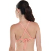 image:imageBody Glove Womens Kenna Adjustatble Triangle Slider Bikini Top Swimsuit with 2Way BackSpritz Coral Polka Dot