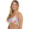image:imageBody Glove Womens Ruth Fixed Triangle Bikini Top Swimsuit with Adjustable Tie Back DetailColorbox