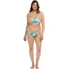image:imageBody Glove Womens Ruth Fixed Triangle Bikini Top Swimsuit with Adjustable Tie Back DetailUntamed Geo Rib