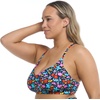image:imageBody Glove Womens Ruth Fixed Triangle Bikini Top Swimsuit with Adjustable Tie Back DetailVivid Fields Floral Print