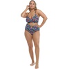 image:imageBody Glove Womens Ruth Fixed Triangle Bikini Top Swimsuit with Adjustable Tie Back DetailVivid Fields Floral Print