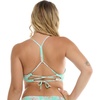 image:imageBody Glove Womens Ruth Fixed Triangle Bikini Top Swimsuit with Adjustable Tie Back DetailWahine Floral